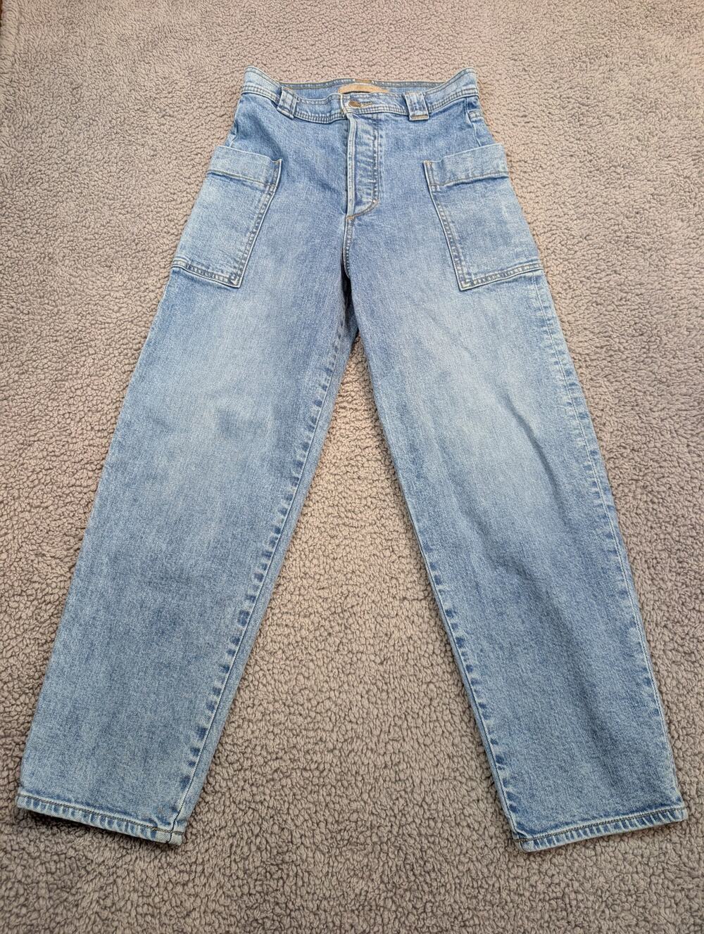 Joe's Jeans Women's Size 26 Medium Wash Button Fly High Rise Barrel (1132)